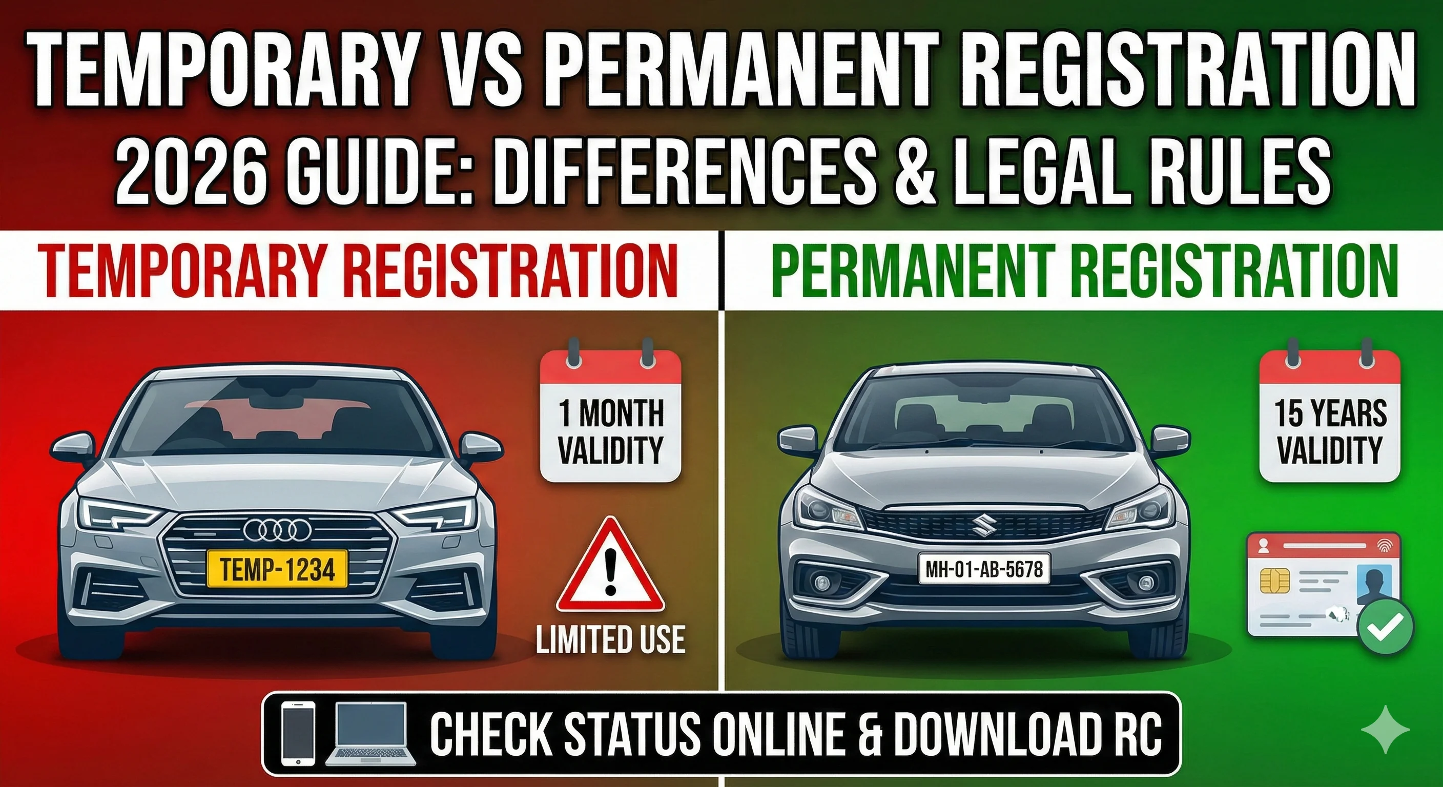 Temporary vs permanent registration in India – validity and process
